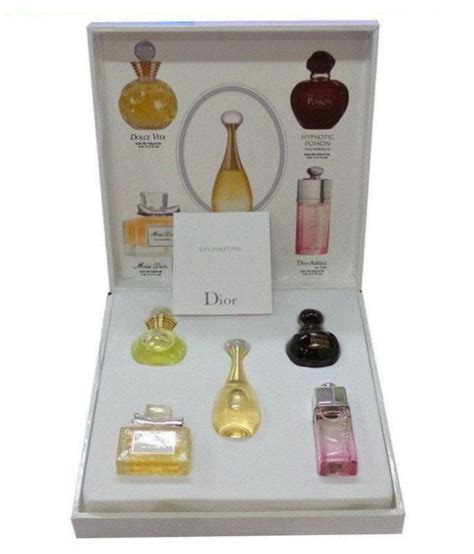 dior 5 in 1 miniature perfume set|dior aftershave gift set.